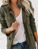 Holly Slim Jacket with Multiple Pockets 2