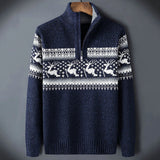 Kris | Men's Fair Isle Half-Zip Sweater 0
