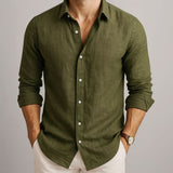 LEO SOFT-TOUCH LINEN SHIRT 1