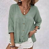 Marlies – Casual button-up blouse 0