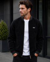 Men's Bomber Jacket | Structured Collar & Zip Fastening