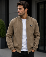 Men's Bomber Jacket | Structured Collar & Zip Fastening