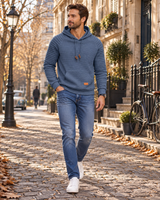 Men's Hoodie | Waffle Knit & Adjustable Hood 2
