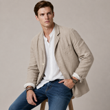 Men's Blazer | Button Front & Chest Pocket