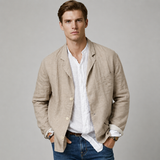 Men's Blazer | Button Front & Chest Pocket