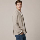 Men's Blazer | Button Front & Chest Pocket