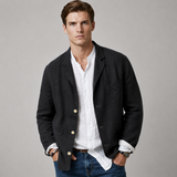 Men's Blazer | Button Front & Chest Pocket