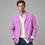 Men's Blazer | Button Front & Chest Pocket
