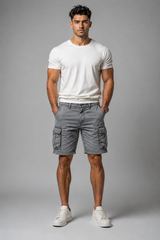 Men's Cargo Shorts | Knee Length, Cargo Pocket & Button Fly