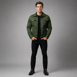 Men's Denim Jacket | Buttoned & Casual Fit