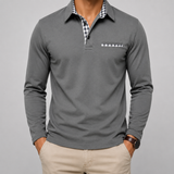 Men's Long Sleeve Polo Shirt | Slim Fit