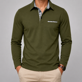 Men's Long Sleeve Polo Shirt | Slim Fit