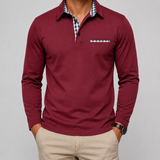 Men's Long Sleeve Polo Shirt | Slim Fit