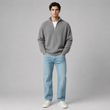 Men's Sweater | Quarter-Zip & Ribbed Knit