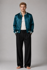 Men's Trousers | Relaxed Fit, Drawstring Waist & Front Pleats