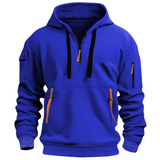 Men's hoodie with zipped pockets and a hood | L&S 7