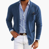 Men’s tailored-fit blazer with a single-button fastening | L&S 1