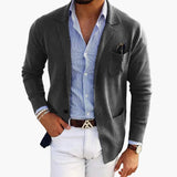 Men’s tailored-fit blazer with a single-button fastening | L&S 4