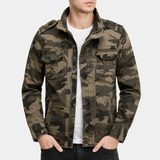 Men's utility jacket with structured fit and practical pockets | L&S 2
