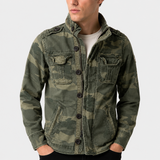 Men's utility jacket with structured fit and practical pockets | L&S 4