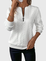 Nora™ | Sweater with Zipper 0