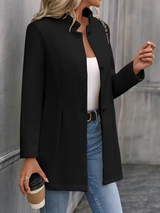 Women's Blazer | Collarless & Comfortable Fit 1