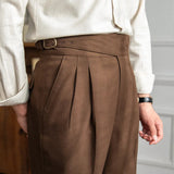 Paul – Men’s Pleated Tailored Trousers 0