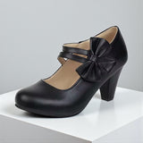 Women's Bow Heels | Comfortable Block Heel