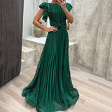 Women's Pleated Maxi Dress | Flowy & Flattering Fit