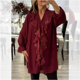 Sarah – Elegant Ruffled Blouse 3