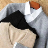 Men's V-Neck Sweater | Warm & Soft Comfort