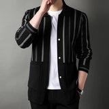 Women's Cardigan | Deep Pockets & Striped Design 2