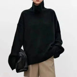 Women's Turtleneck Jumper | Oversized Relaxed Fit