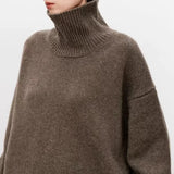 Women's Turtleneck Jumper | Oversized Relaxed Fit