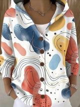 Women's Hooded Cardigan | Buttoned & Breathable