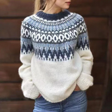 Women's Nordic Knitted Sweater | Warm & Timeless Design 1