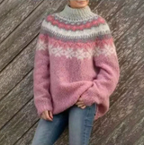 Women's Nordic Knitted Sweater | Warm & Timeless Design 4