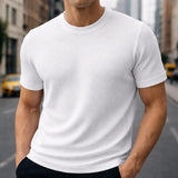 Men's Waffle Knit Shirt | Breathable & Relaxed Fit