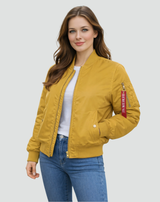 Women's bomber jacket with sleeve pocket 8