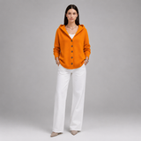 Women's Cardigan | Hooded & Button-Front