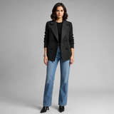 Women's Coat | Double Breasted Tailored Lapel