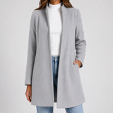 Women's Coat | Open-Front Longline & Tailored