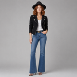 Women's Jacket | Biker Style & Zip-Front