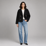 Women's Jacket | Double Breasted Tailored Lapel
