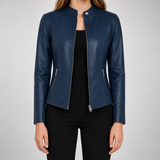 Women's Jacket | Sleek Biker Style & Fitted