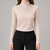 Women's Jumper | High Collar & Slim-Fit