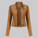 Women’s Leather Jacket – Elegant Outerwear Statement 2