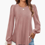Women’s Lantern Top with Elegant Sleeves and Loose Fit 3