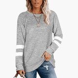 Women’s Long Sleeve Shirt with Relaxed Fit and Crew Neckline 3