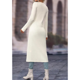 Women’s Longline V Neck Button Jacket – Lightweight Comfortable Stylish Casual Elegant Everyday Outerwear 6